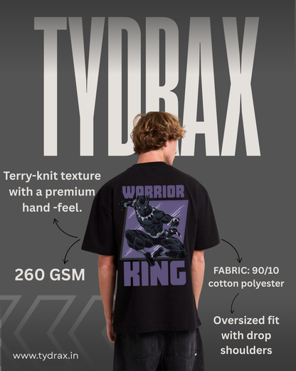 black panther Terry Oversized Tee